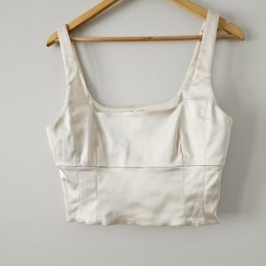 Elegant Shine Bustier Cream Color ARITZIA / WILFRED L